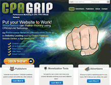Tablet Screenshot of cpagrip.com